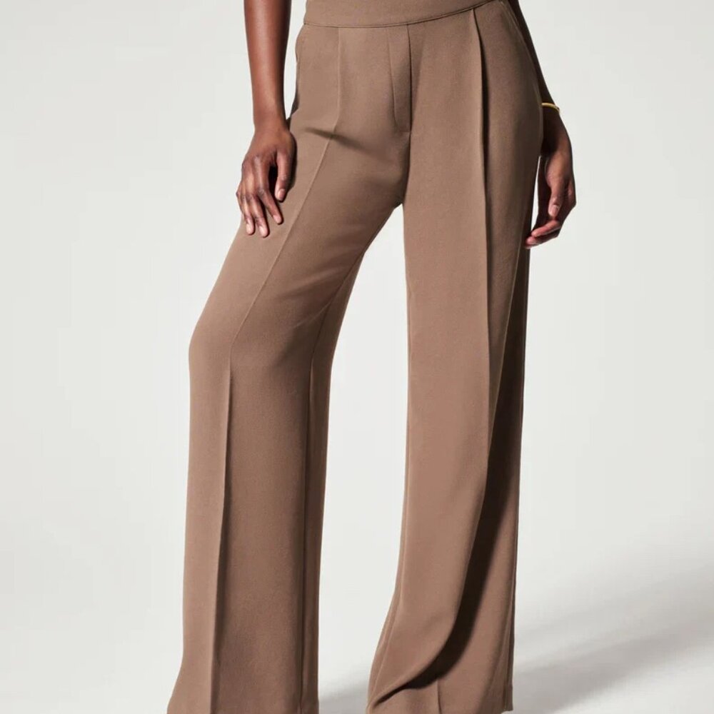 Spanx Carefree Crepe Pleated Trouser